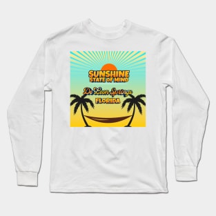 De Leon Springs Florida - Sunshine State of Mind Long Sleeve T-Shirt